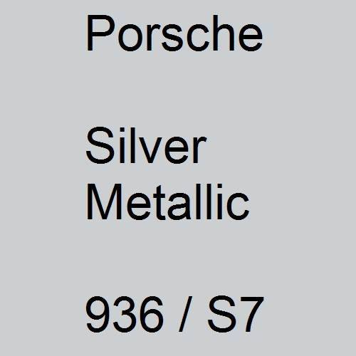 Porsche, Silver Metallic, 936 / S7.